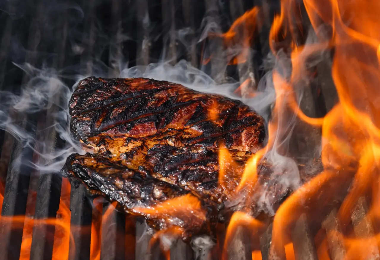 carne al fuego